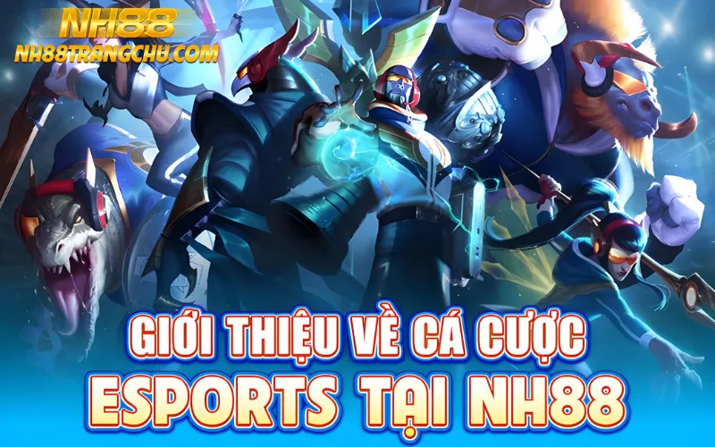 Giao diện sảnh cá cược esport NH88 – livestream 60 fps, kèo đa dạng