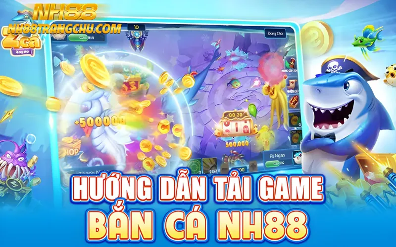 Hướng dẫn tải bắn cá NH88 – infographic 9 bước cài đặt cho Android và iOS"