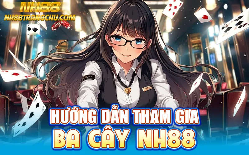 Hướng dẫn tham gia ba cây NH88 – 4 bước: đăng nhập, nạp tiền, chọn bàn, đặt chip"